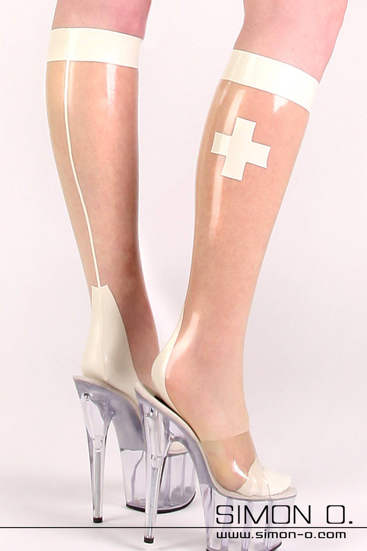 Latex socks nurse Latex socks nurse