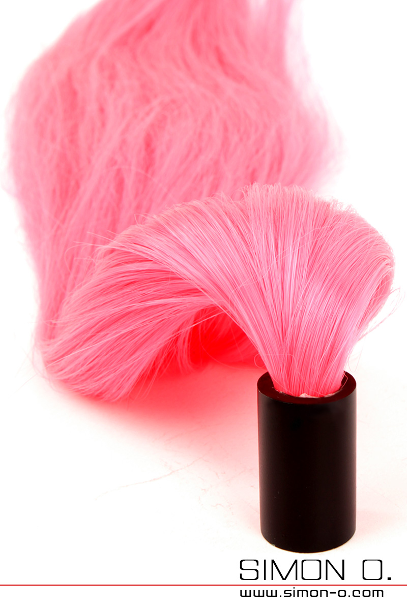 Hairpiece for latex mask in pink Hairpiece for latex mask in pink