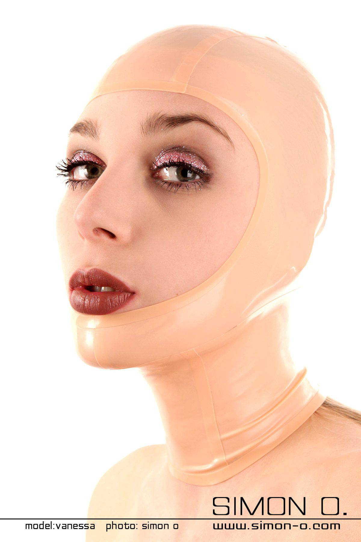 Latex Maske gesichtsfrei Latex Haube Latex Maske gesichtsfrei Latex Haube