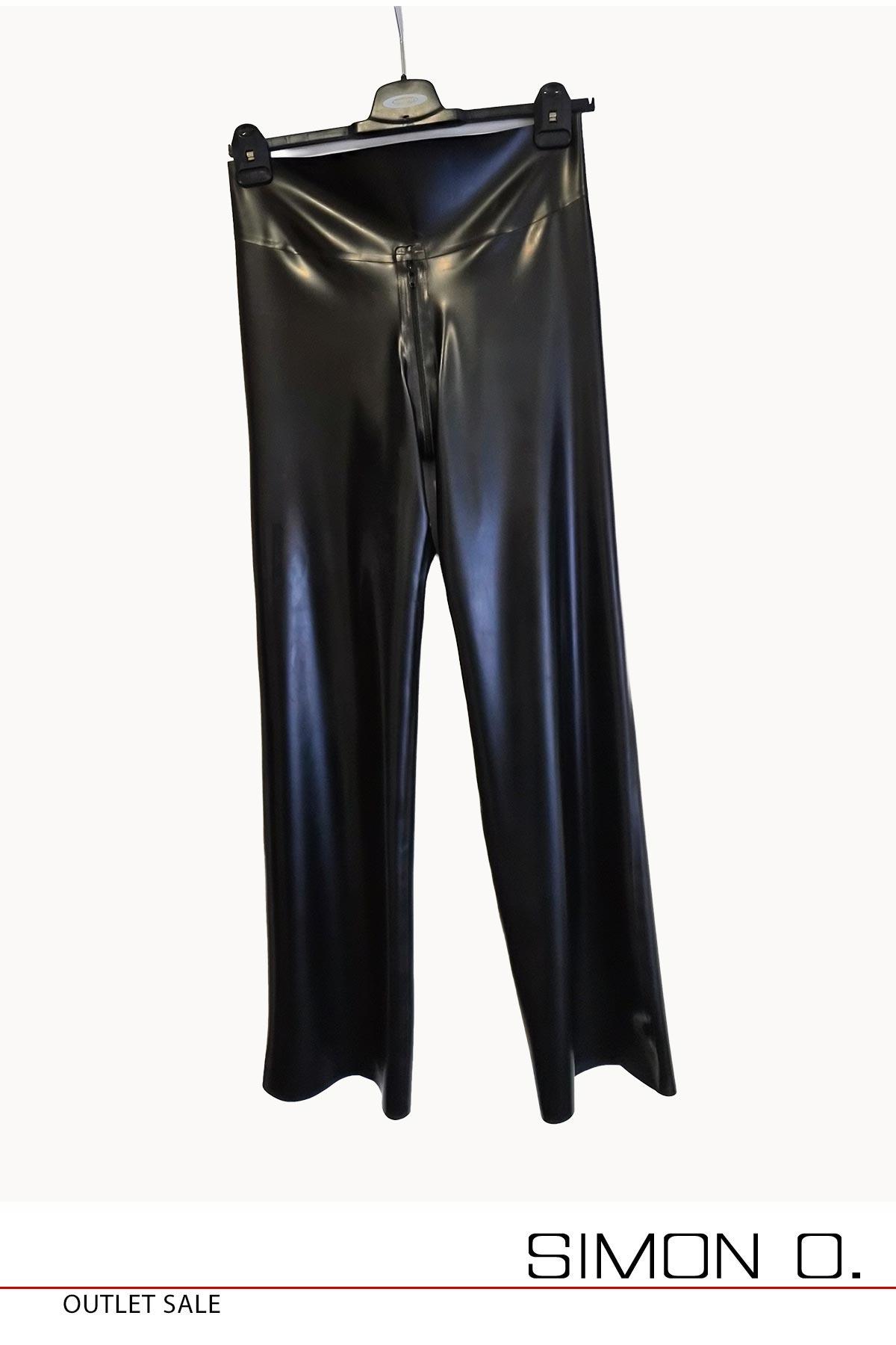 XL- Damenhose mit weitem Bein chloriert