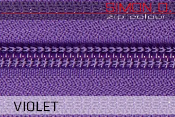 Violet Zippverschluss für Latex Kleidung Violet Zippverschluss für Latex Kleidung