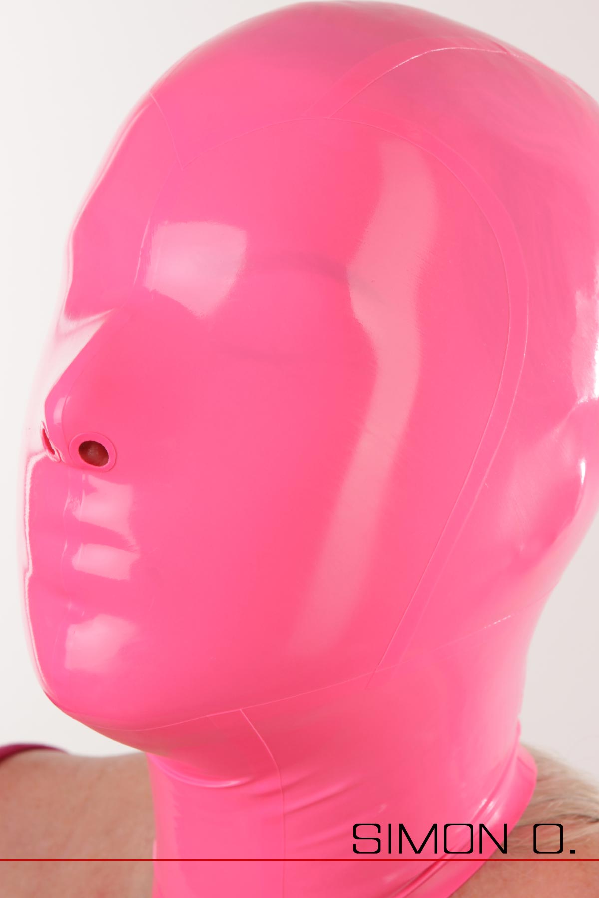 Latex Mask – Vibrant Pink