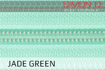 Jade Green Zippverschluss für Latex Kleidung Jade Green Zippverschluss für Latex Kleidung