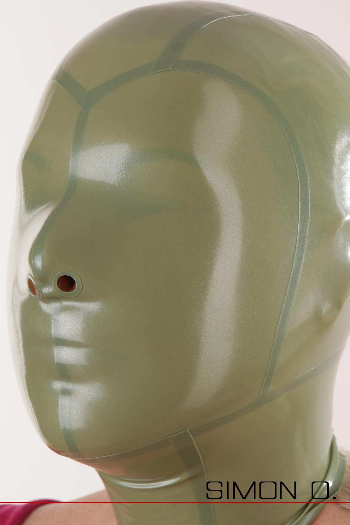 Latex Mask – Electric Leaf