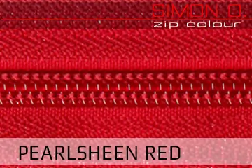 Pearlsheen Red Zippverschluss für Latex Kleidung Pearlsheen Red Zippverschluss für Latex Kleidung