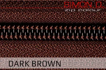 Dark Brown Zippverschluss für Latex Kleidung Dark Brown Zippverschluss für Latex Kleidung