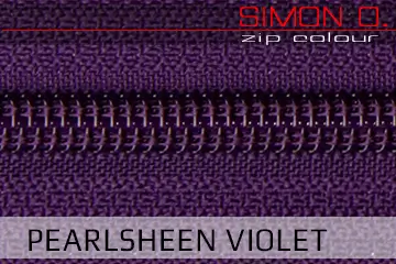 Pearlsheen Violet Zippverschluss für Latex Kleidung Pearlsheen Violet Zippverschluss für Latex Kleidung