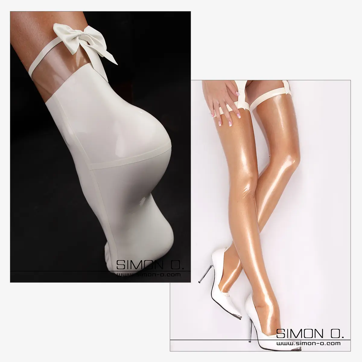 Latex Socken und Strümpfe im Alltag