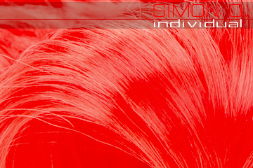 Latex Masken Haarteil Rot