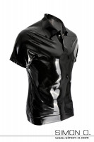 Preview: Latex polo shirt with quarter sleeve Go business casual while still enjoying your latex fetish wear with our Latex Polo Shirt. The collar is made with …
