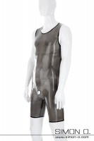 Preview: Latex body for men with genital opening or condom This skintight latex body for men can be worn discreetly under conventional clothing without attracting …