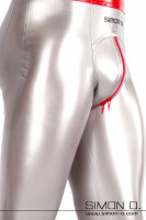 Vorschau: Die gesäßformende Latex Leggings für Herren mit Schritt Zipp Diese hautenge sexy Latex leggings gibt es jetzt auch als individuell konfigurierbares Modell in …