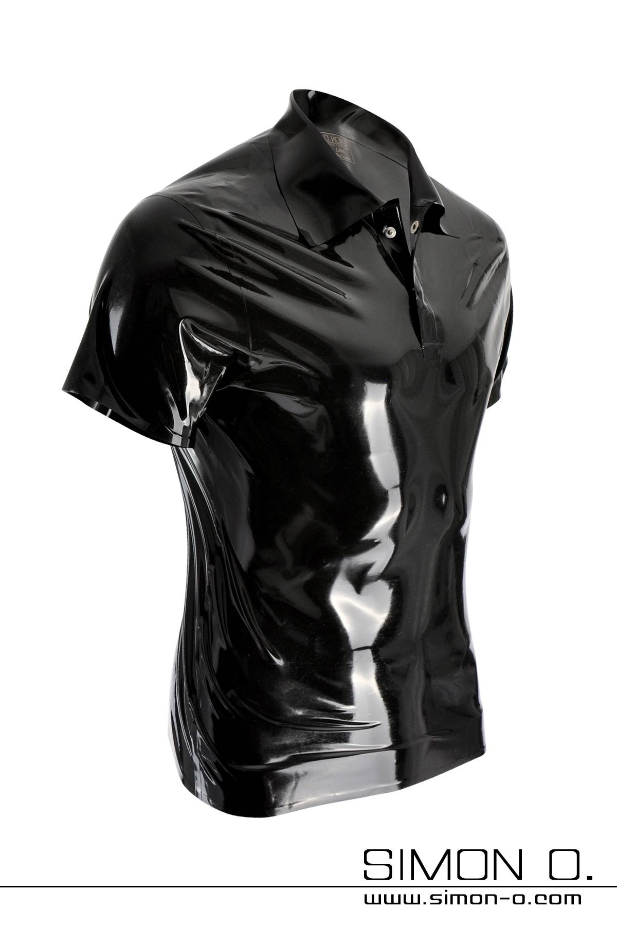 Latex polo shirt with quarter sleeve Go business casual while still enjoying your latex fetish wear with our Latex Polo Shirt. The collar is made with …