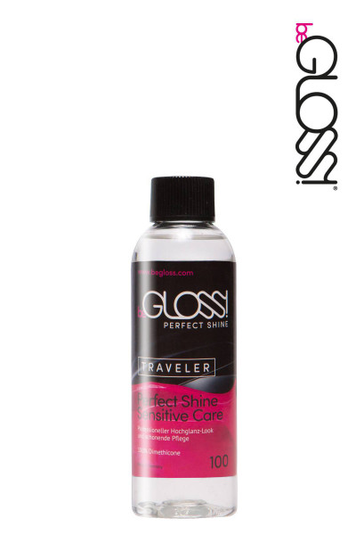 Latex gloss care in the TRAVELER 100ml size for the hand luggage of beGloss