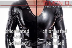 Chlorinated latex clothing ‐ differences
